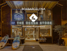 Tablet Screenshot of boxbarcelona.com